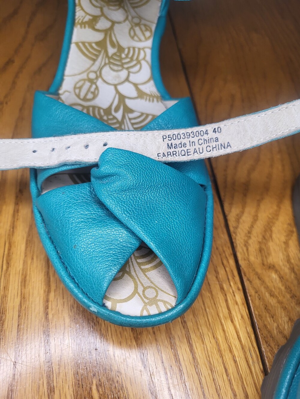 ✨️Fly London Leather Wedges sz 9 - Picture 7 of 11